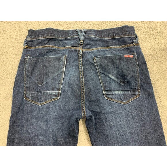 USA Hudson 31 Denim Blue Jeans Bootcut Straight Leg Dark Wash - Picture 5 of 14